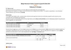 Bijlage Menukaart Kinderen sportief op gewicht (KSG) 2014 RealFit