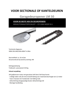garagedeuropener lm50