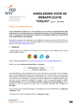 handleiding toolkit