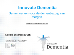 Innovate Dementia - e