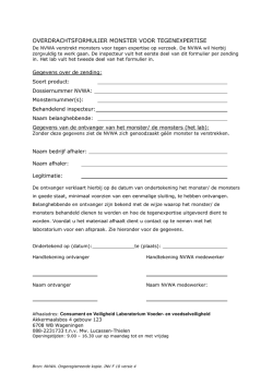 INV F 10 Tegenexpertise formulier
