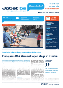 Eindejaars KTA Wemmel lopen stage in Kroati&euml;