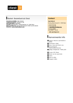 Basket: Basketbalclub Diest
