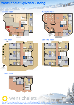 Floorplan Wens chalet Sylvana - Ischgl