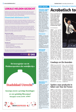 Stadsblad Utrecht - 24 december 2014 pagina 30