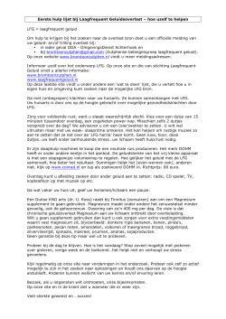 Eerste hulp lijst LFG website - Belangengroep Bromtoon Zutphen
