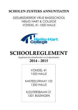 Schoolreglement (v141007) 283KB 8 Oct 2014