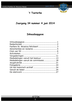 juni 2014 - fanfare st nicasius