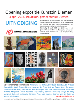 Opening expositie Kunstzin Diemen