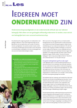 Bij de Les - Ondernemen