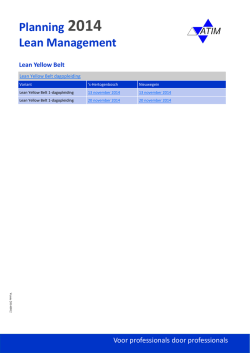 Download Lean opleidingsplanning