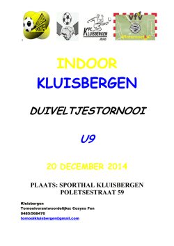 INDOOR KLUISBERGEN