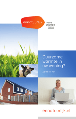 ennatuurlijk.nl Duurzame warmte in uw woning?