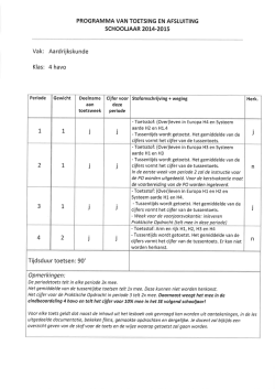 4 havo - Stanislascollege