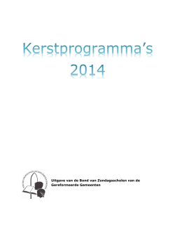 Kerstprogramma 2014 (pdf)