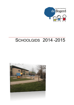 schoolgids van Openbare Basisschool de Bogerd
