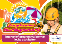 Interactief programma bomvol leuke activiteiten
