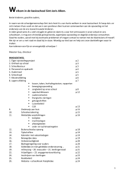 onthaalbrochure - Basisschool Sint