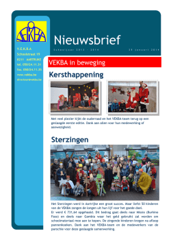 nieuwsbrief januari 2014