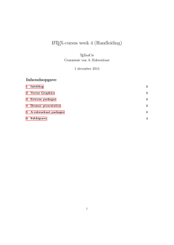 Theorie week 4 PDF - A