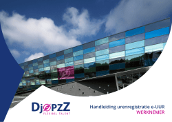 Handleiding urenregistratie
