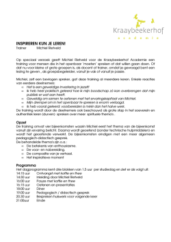 INSPIREREN KUN JE LEREN!
