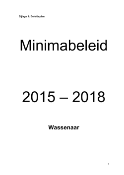 bijlage 1 Nota Minimabeleid 2015-2018 (cie)