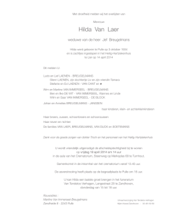 Hilda Van Laer