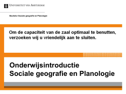 Presentatie onderwijsintroductie