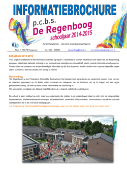 informatiebrochure 2014 -2015 website