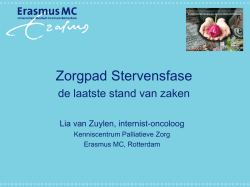 Zorgpad stervensfase &ndash; Lia van Zuylen