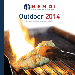 Download de brochure Outdoor 2014