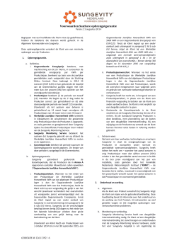 Voorwaarden SunSure opbrengstgarantie (PDF