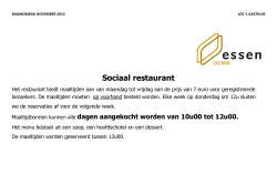 Sociaal restaurant