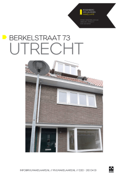 Download brochure - Rosenberg Van Leusden Makelaars