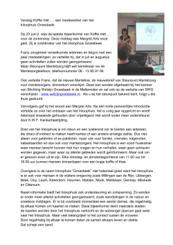 Inloophuis Groesbeek - Stichting Welzijn Groesbeek