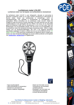 Luchtstroom meter LCA-301