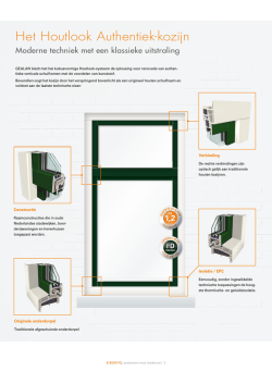 Het Houtlook Authentiek-kozijn (PDF) - Kozijn Midden