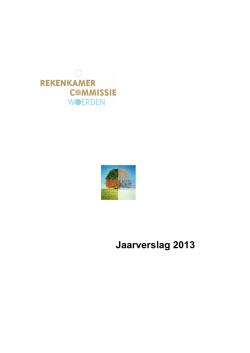 jaarverslag 2013 definitief - Gemeenteraad