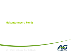 Gekantonneerd Fonds - AG Employee Benefits