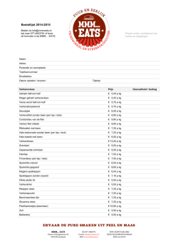 Download hier onze bestellijst 2014 &ndash; 2015