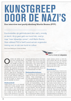 Een interview met partij-ideoloog Martin Bosma - SGP