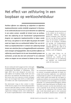 Het effect van zelfstu