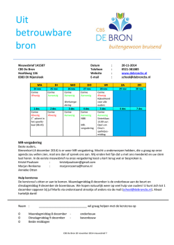 Nieuwsbrief 20 november 2014 Bestandstype: pdf