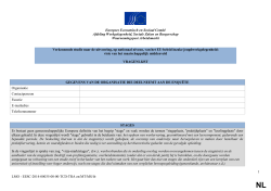 vragenlijst - EESC European Economic and Social Committee