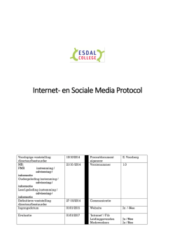 Internet- en Sociale Media Protocol