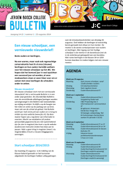 JBC-Bulletin 1, 25-08-14