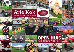 OPEN HUIS - Arie Kok