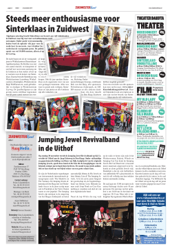 Steeds meer enthousiasme voor Sinterklaas in Zuidwest