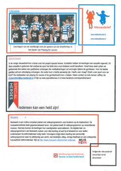 achterkant nieuwsbrief